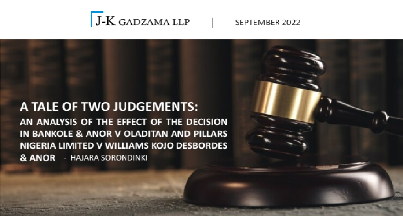 A Tale of Two Judgements - Hajara Sorondinki